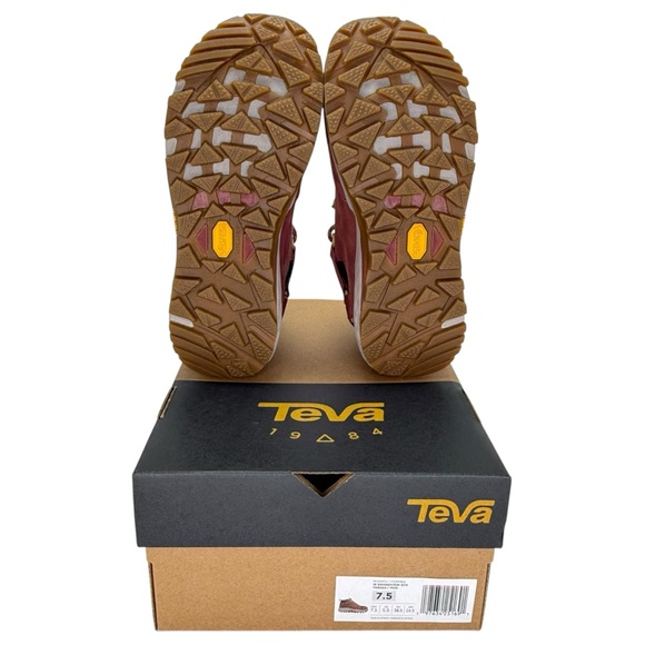 Teva Grandview GTX Wine Leather Womens Sneakers Size 7.5M - Picture 12 of 14